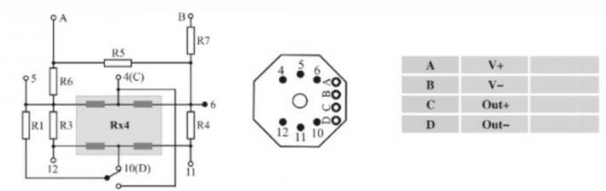 10VDC Powered Mini Thread Liquid Pressure Sensor Transducer