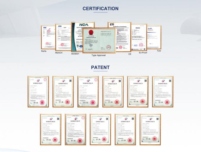 0.2-2.2VDC IP68 ناقل مستوى السائل السيليكون مع جهاز استشعار EX Proof 11